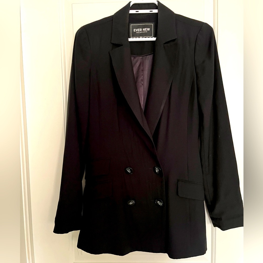 EVER NEW Melbourne Black Oversized Blazer size 2